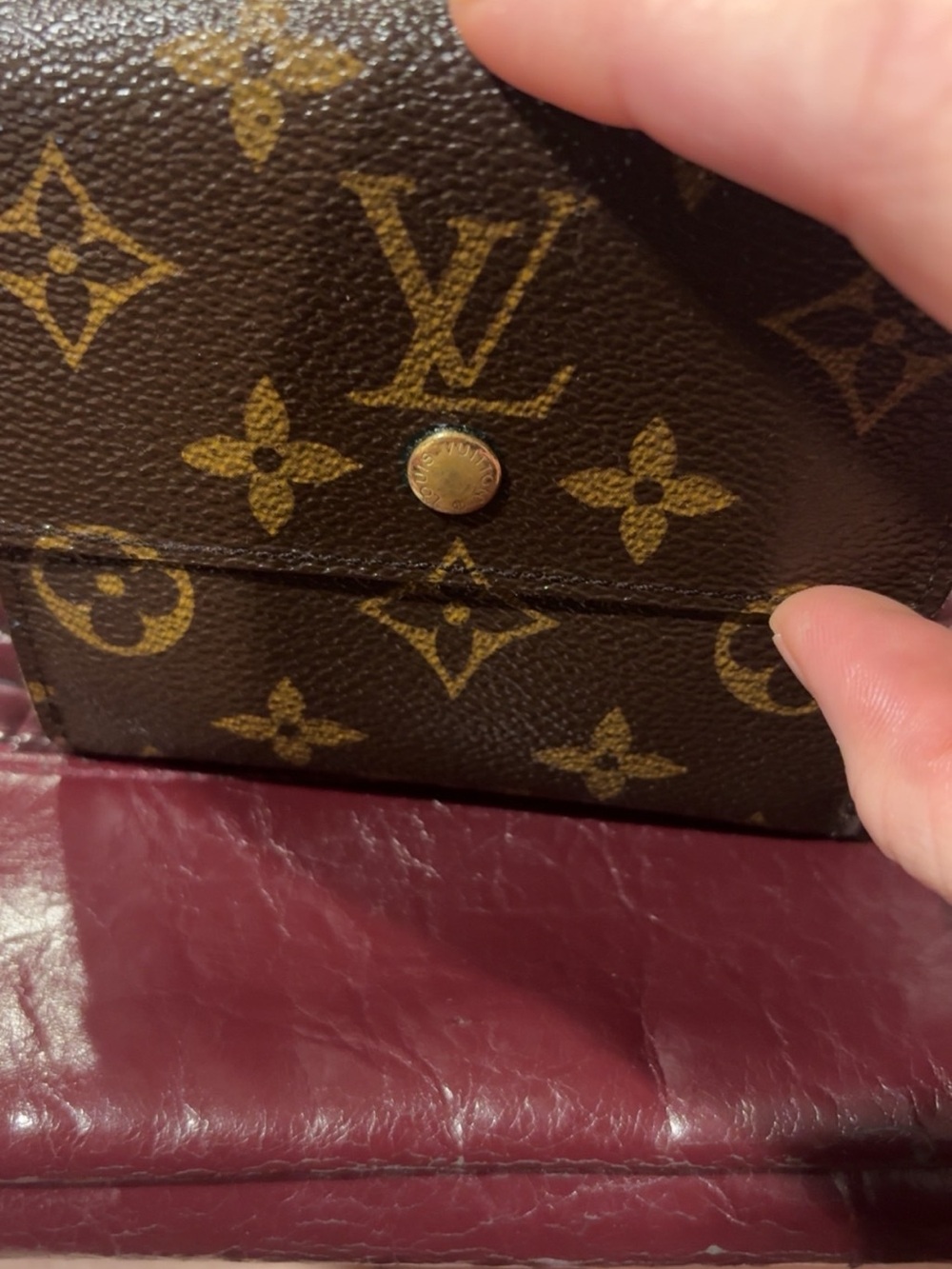 Louis Vuitton Monogram Tresor Wallet with COA